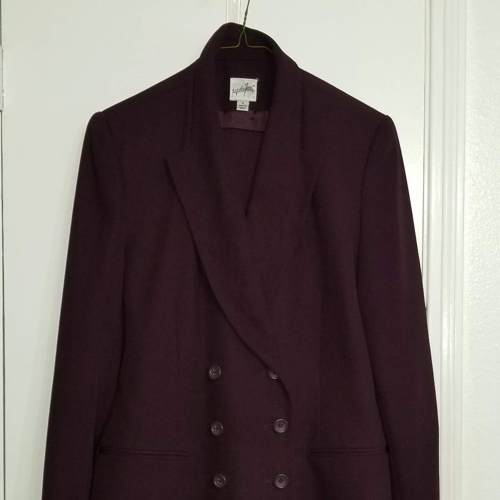 Three Piece Marroon suit perfect for winter.